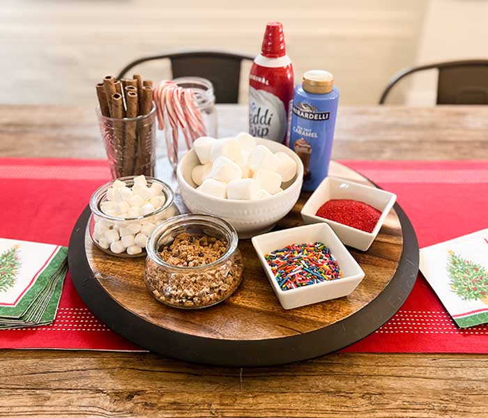 Coffee or Hot Chocolate Bar - Cannot order without CWC Perk card