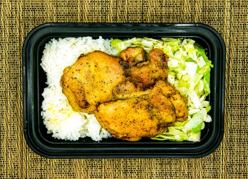 Curry Chicken With Cabbage and Jasmine Rice